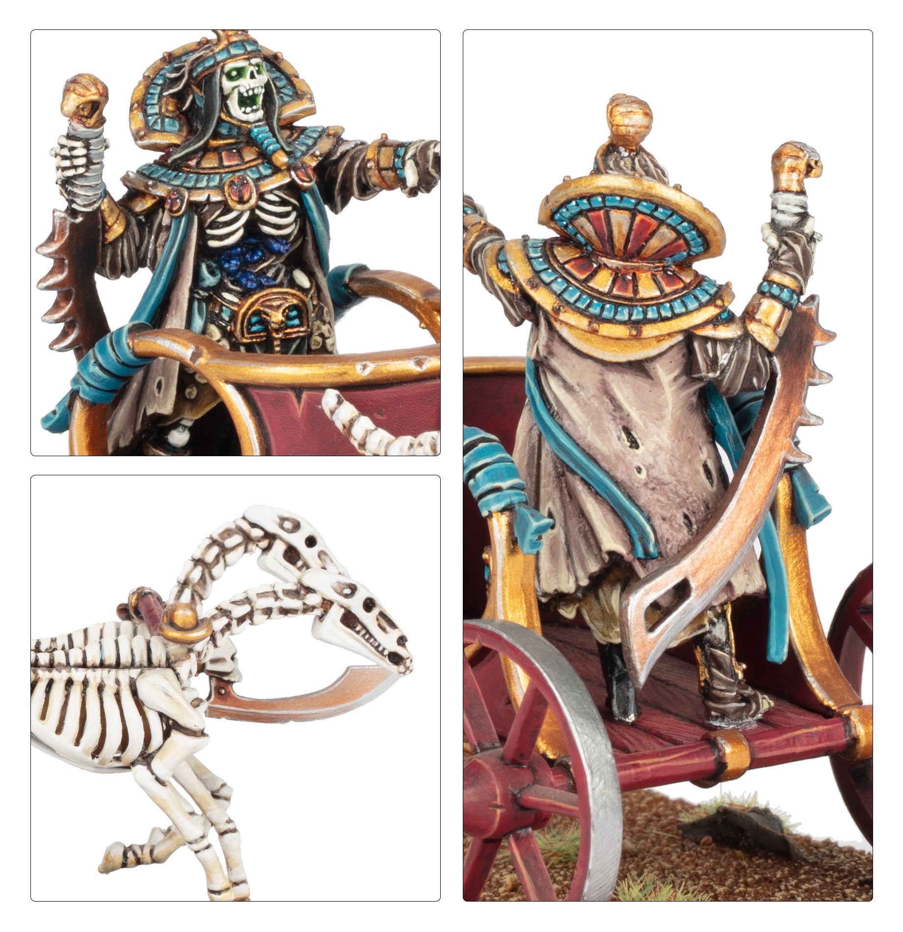 tomb-kings-of-khemri-tomb-king-on-chariot foto 2