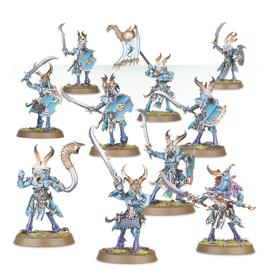 Tzaangors escuadra completa pintada — Disciples of Tzeentch / Thousand Sons