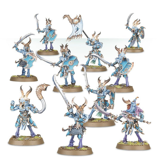 Tzaangors escuadra completa pintada — Disciples of Tzeentch / Thousand Sons