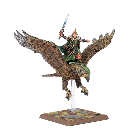 wood-elf-realms-noble-on-great-eagle foto 1
